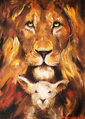 Print "The Lion and the Lamb"